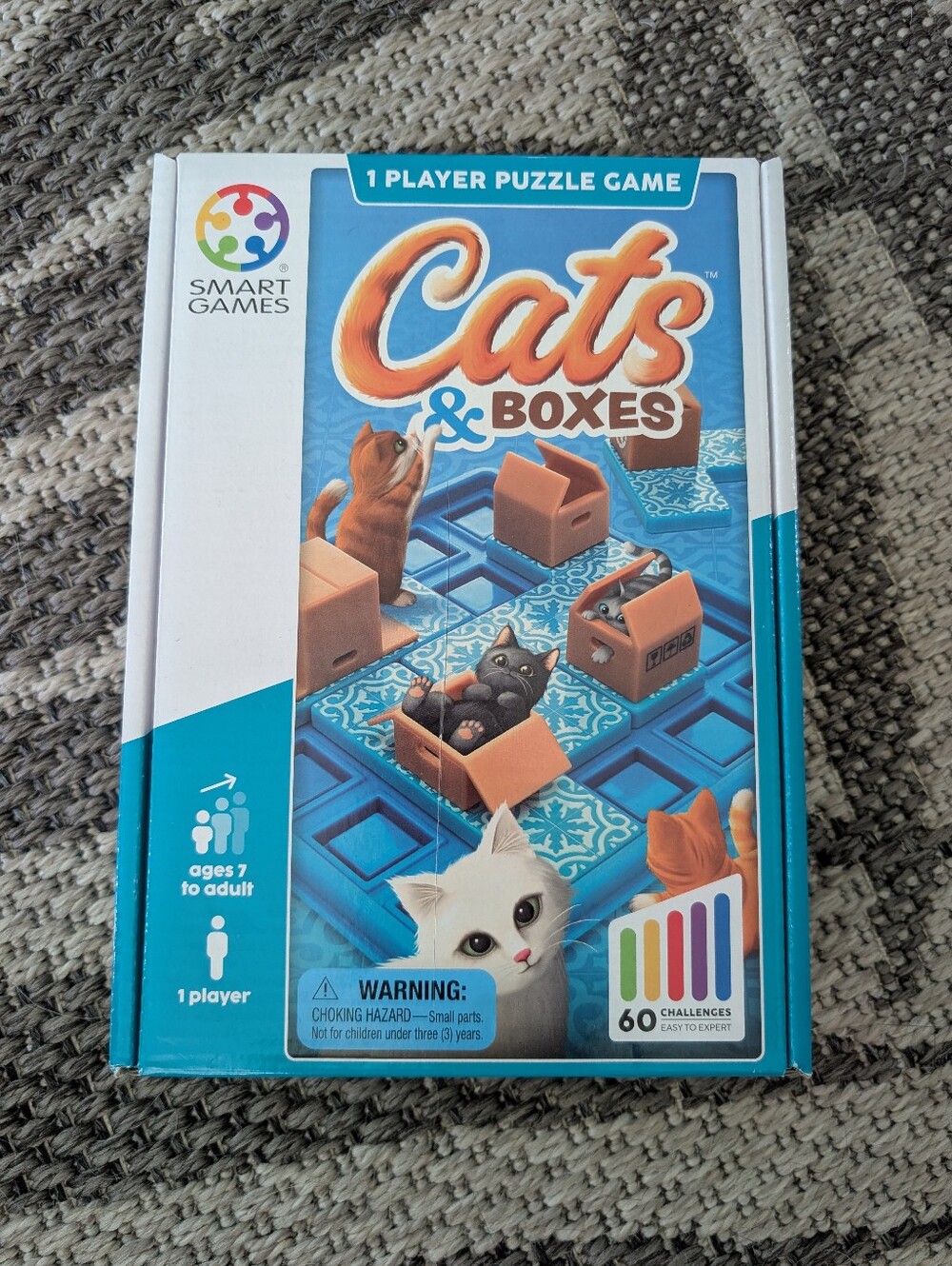 NIB Cats & Boxes Puzzle Game